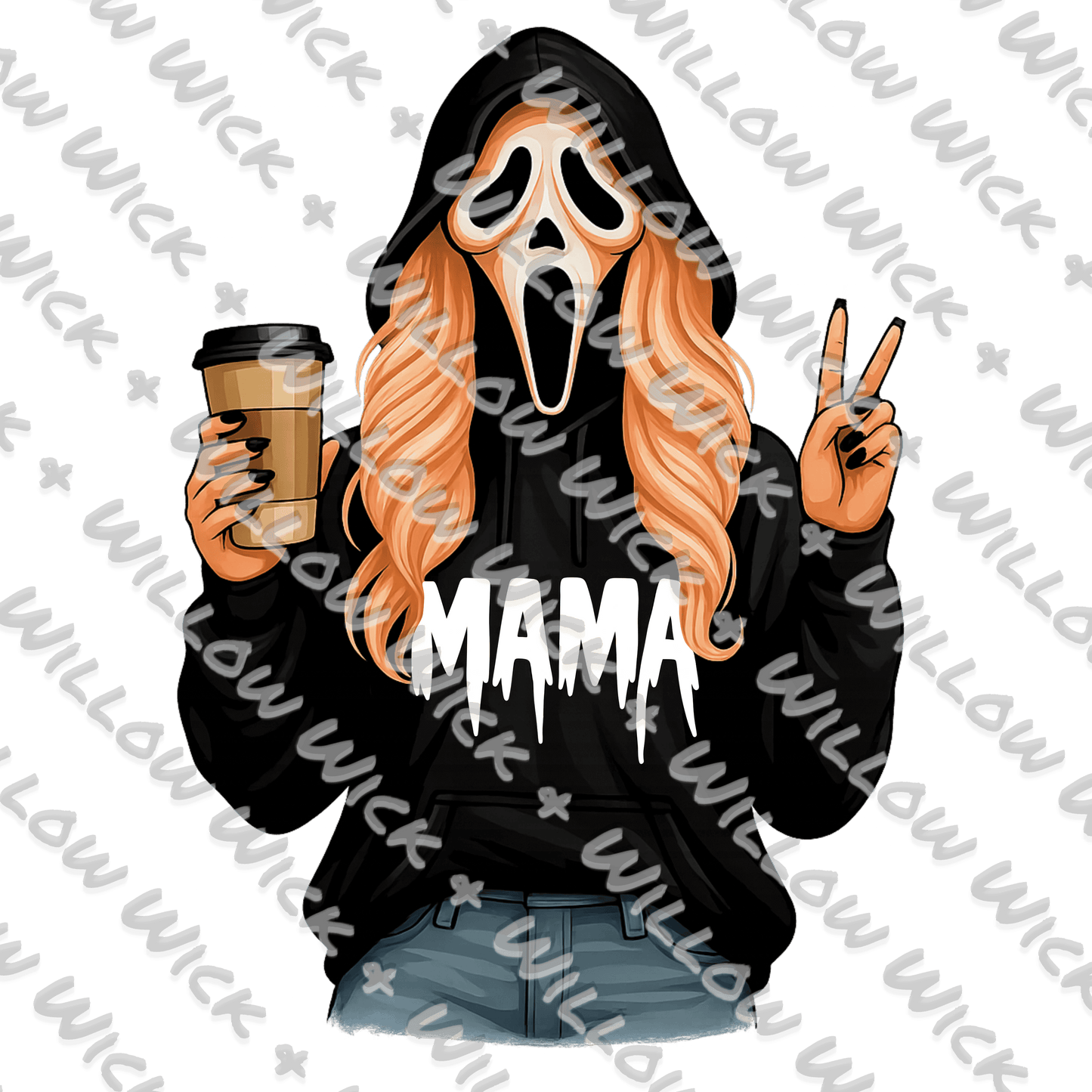 Spooky Mama Red