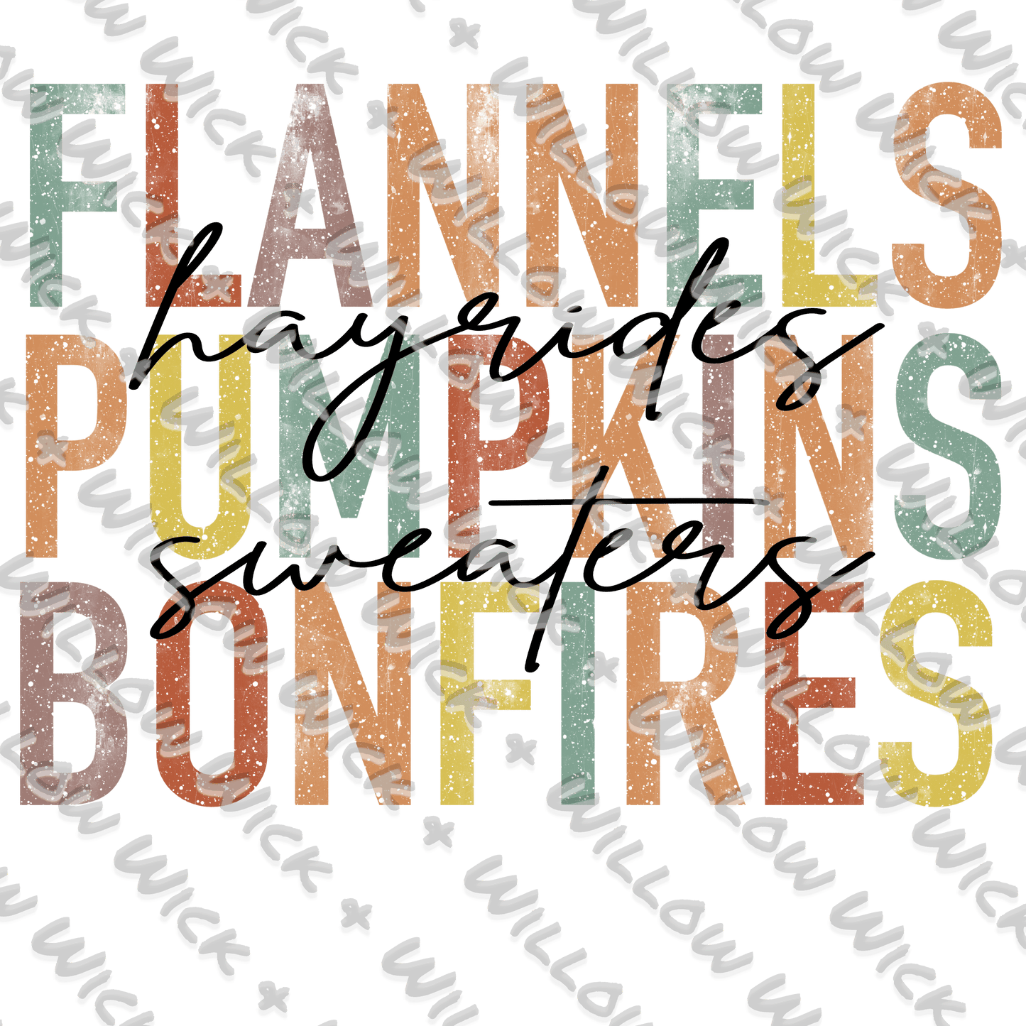 Flannels, Pumpkins and Bonfires