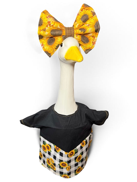 Sunflower Ruffle Dress & Bow